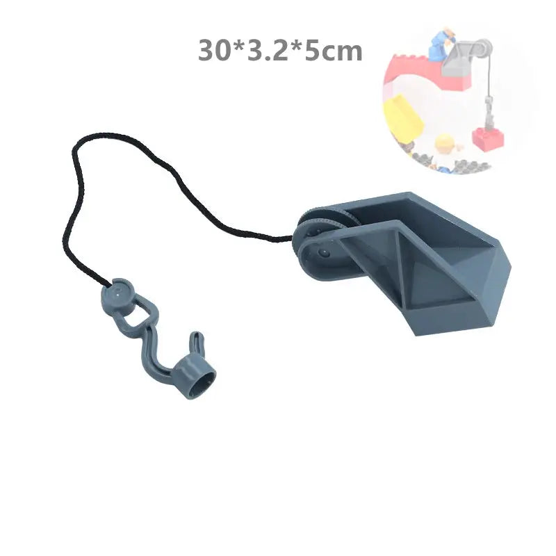 Big Building Blocks Traffic Mechanical Construction Set For Kids Compatible Large Bricks Educational Science Toy Gift