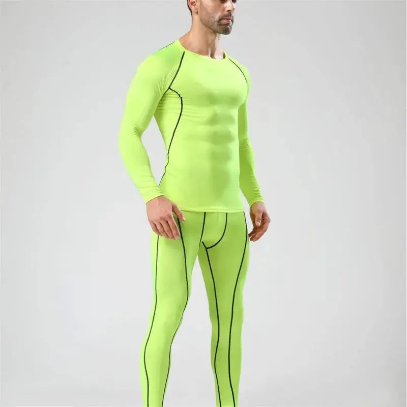 Men Compression Tight Leggings For Running Gym Fitness Training Yoga Quick Dry Pants