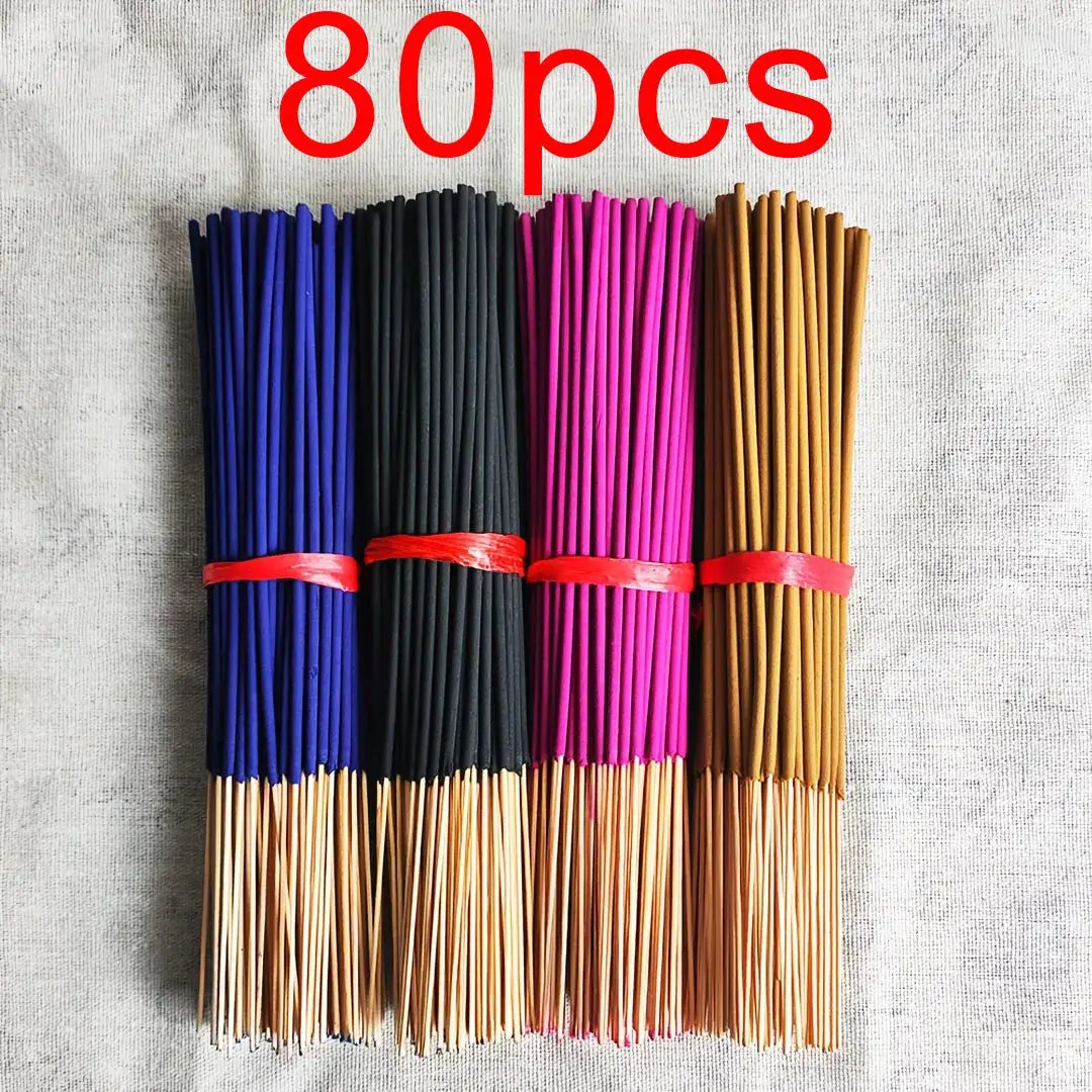Natural Incense Sticks 80 200 Count Pack Lavender Cherry Blossom Rose Jasmine Sleep Meditation Gift