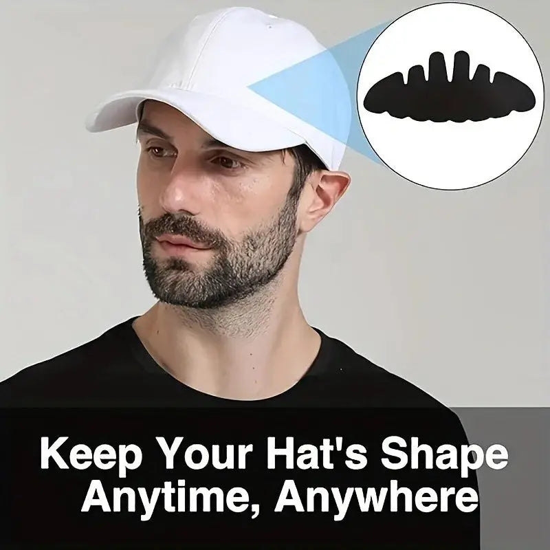 5 Pack Sweat Liner Pads For Baseball Caps And Hard Hats Absorbent Sweatband Inserts For Wide Brim Caps All Season Knit
