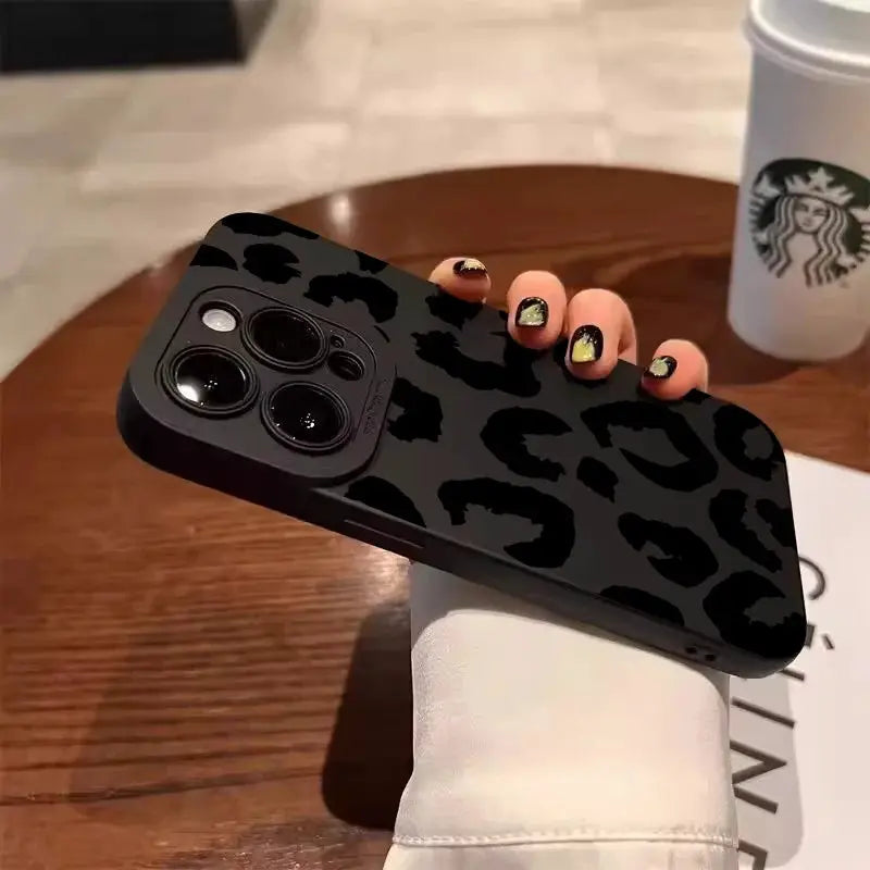 Leopard Design Phone Case for iPhone 7 Through 17 Series With Full Camera Protection and TPU Build