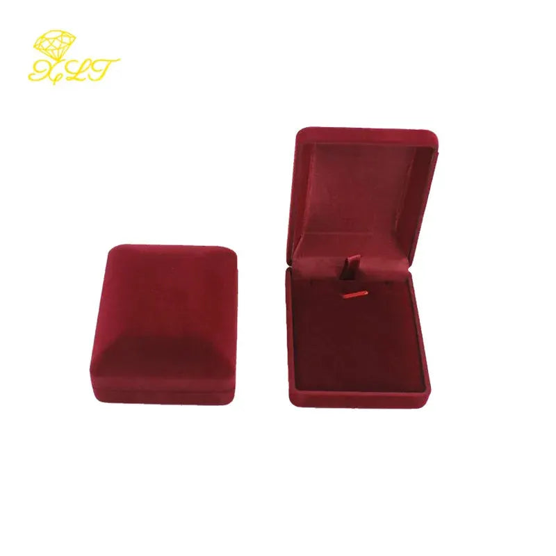 Velvet Jewelry Box For Pendant Display And Necklace Storage Gift Box Carrying Case Ideal For Jewelry Presentation
