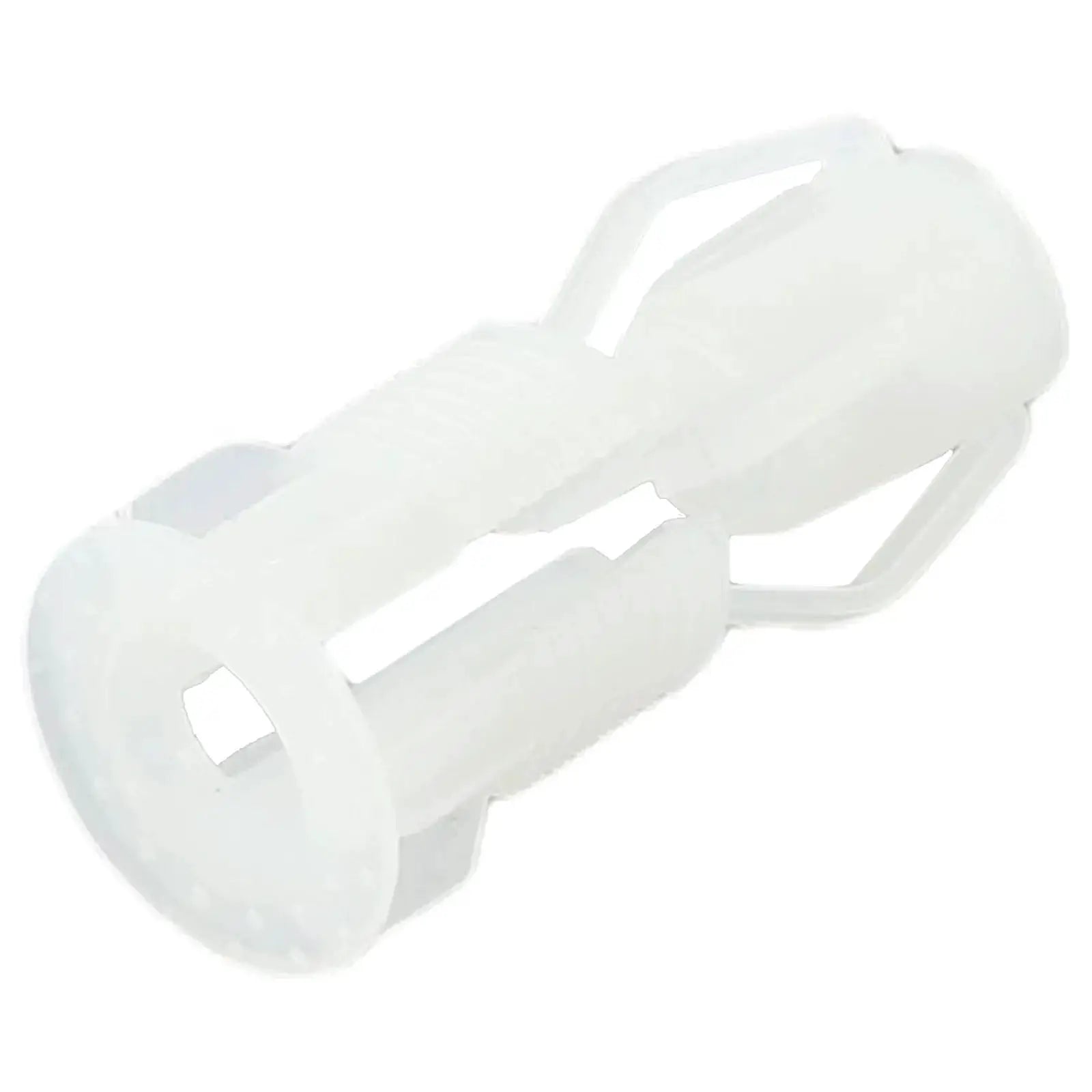 Top fix toilet seat screws nut cover kit, white plastic, 2 pieces, Simples Market
