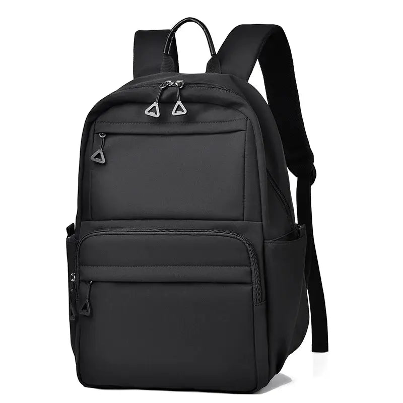 New Universal Casual Trendy Student Backpack by Simples Market, black, large capacity laptop backpack