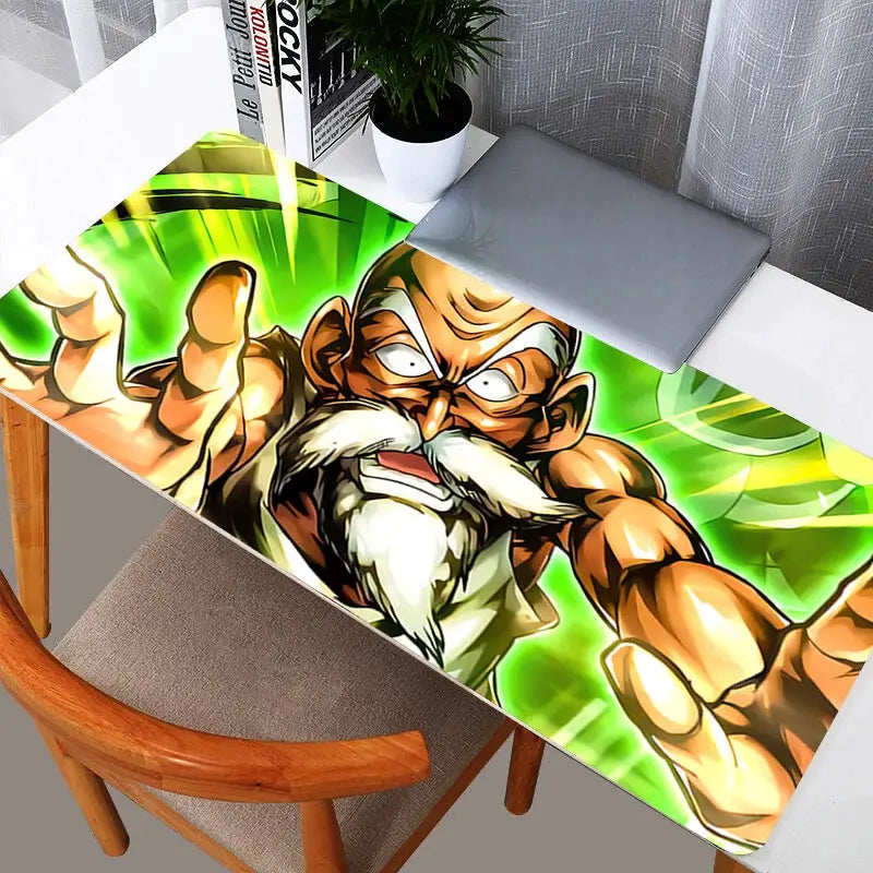 Dragon Ball Z Master Roshi Mouse Pad Rubber Desk Mat For PC Laptop Keyboard Gaming Accessories