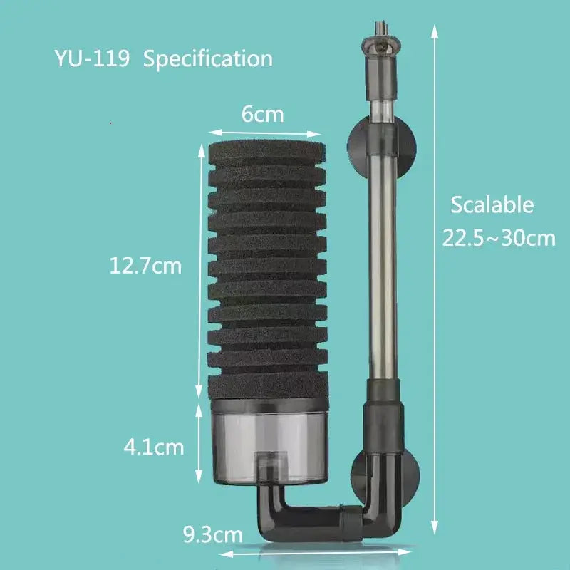 Biochemical Sponge Filter For Aquarium Bio Filter Quiet Operation Improves Water Quality And Oxygen Solubility
