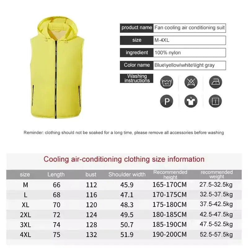 Outdoor windbreaker vest Simples Market, yellow ultralight for men and women