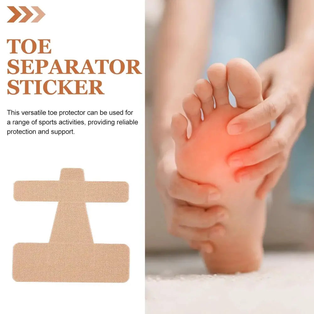 10PCS pre-cut kinesiology tape for bunions and big toe support; Simples Market hypoallergenic latex-free