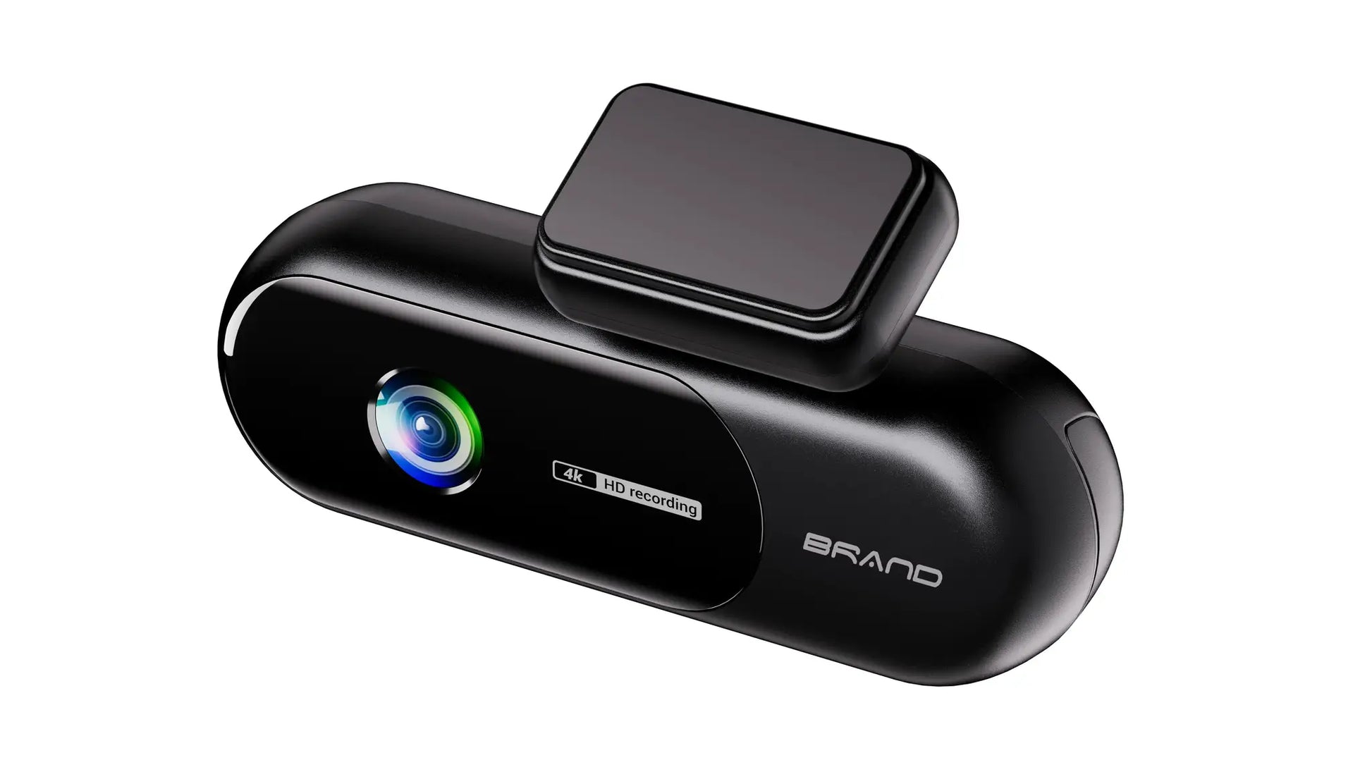 Dash cam for cars by Simples Market, 4K UHD front/rear with HDR night vision and built-in Wi-Fi, black