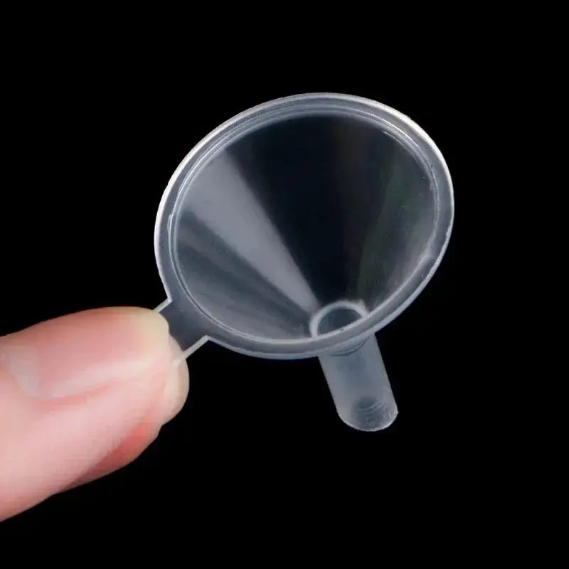 100 Pieces Plastic Small Funnels For Perfume And Essential Oils Mini Liquid Transfer Tools For Narrow Neck Bottles