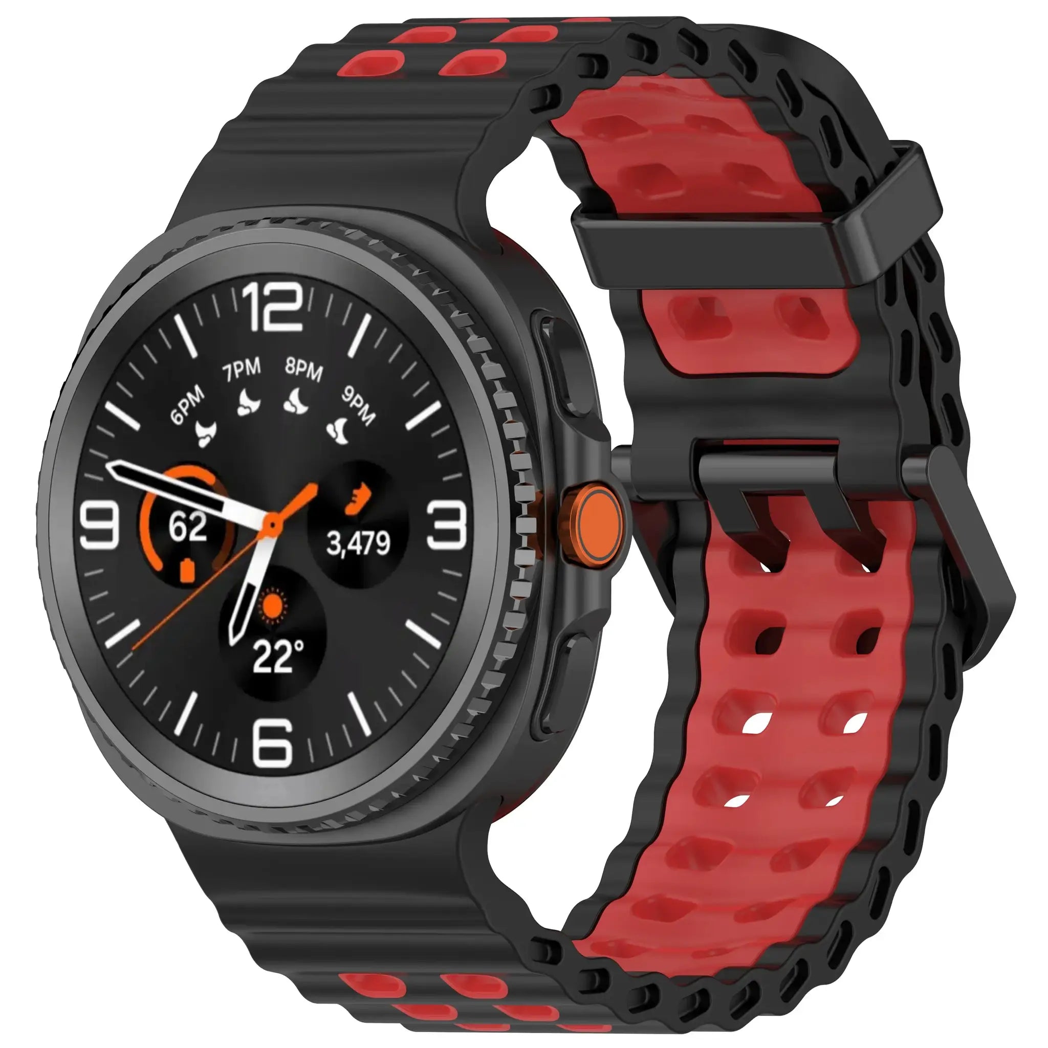 Silicone strap for Samsung Galaxy Watch 8/8 Classic Sport breathable wristband For Galaxy Watch 8 40/44mm Two-Tone silicone band