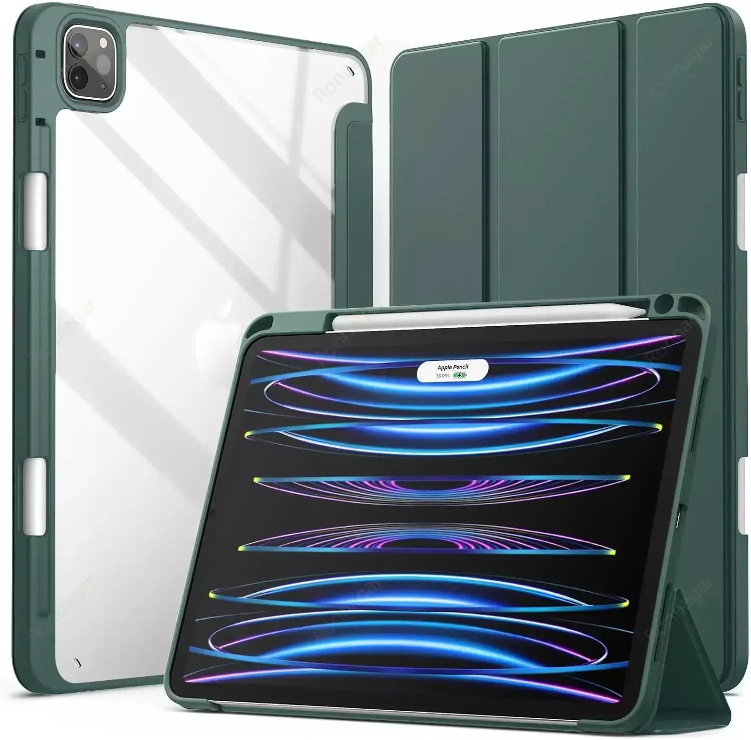 All iPad Models Smart Case With Auto Wake Sleep For Air And Pro Series 2013 Through 2026 Protection Shockproof Dustproof