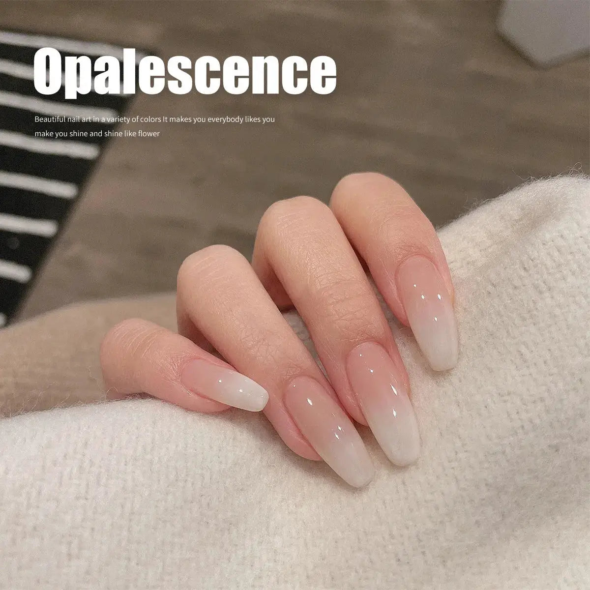 Pudding Milky White Gel Nail Polish UV Gel For Professionals And Beginners 15ml Long Lasting