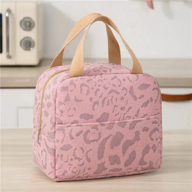 Ink Pattern Insulation Bag For Lunch And Bento Boxes Portable Lunch Box Bag For Outdoor Travel And Picnics