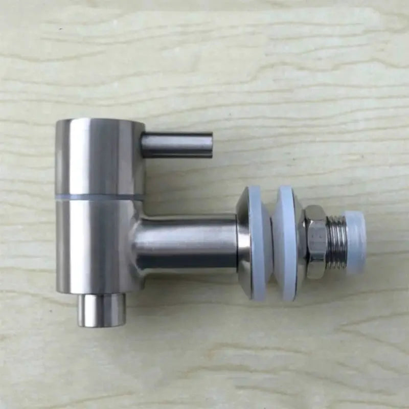 Stainless steel beer barrel tap with lever, 16–25mm compatibility for bucket dispenser
