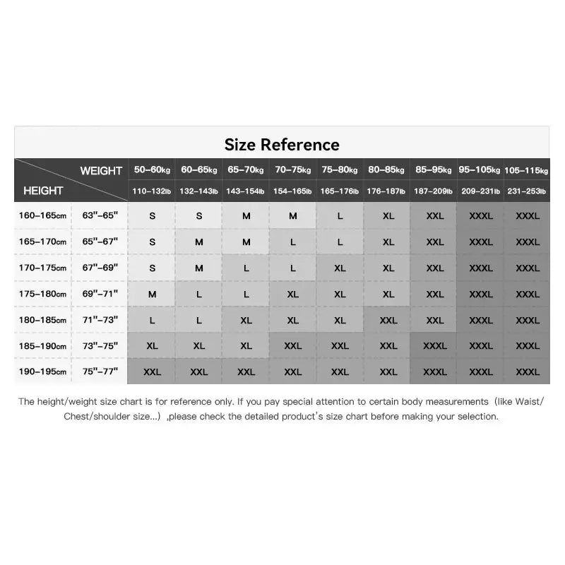 Size reference chart for Maden Vintage Khaki Gurkha Pants by Simples Market showing height and weight to size mappings.