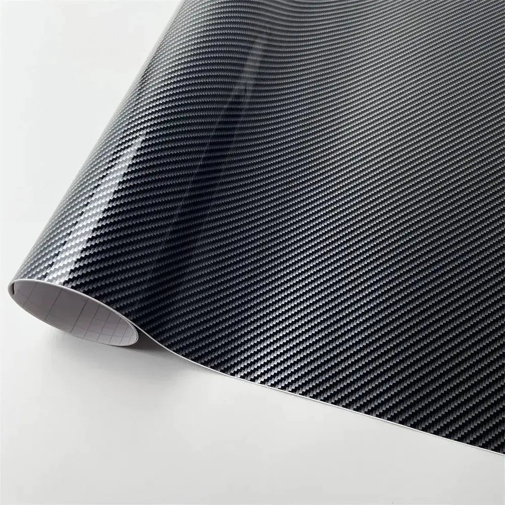 Simples Market black carbon fiber vinyl wrap roll with air release channels