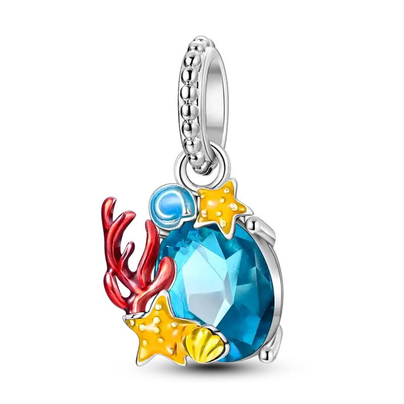 New 925 Sterling Silver Charms Beads Pendants Tree of Life Turtle Gemstone Sunflower for Women Bracelet Jewelry Gift