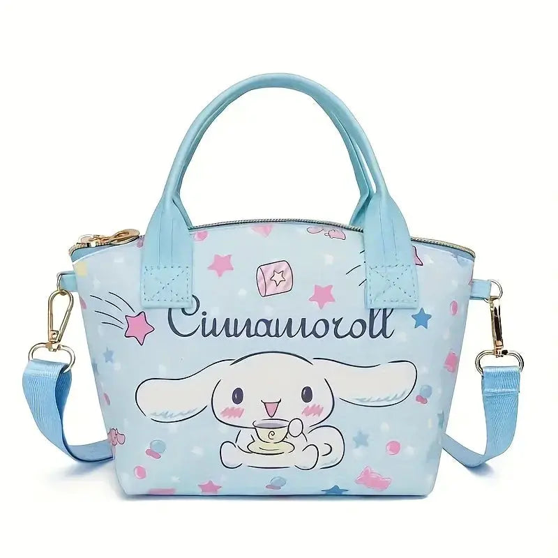 Sanrio Cinnamoroll Hello Kitty Tote Bag With Kuromi And My Melody Prints Versatile Shoulder Bag