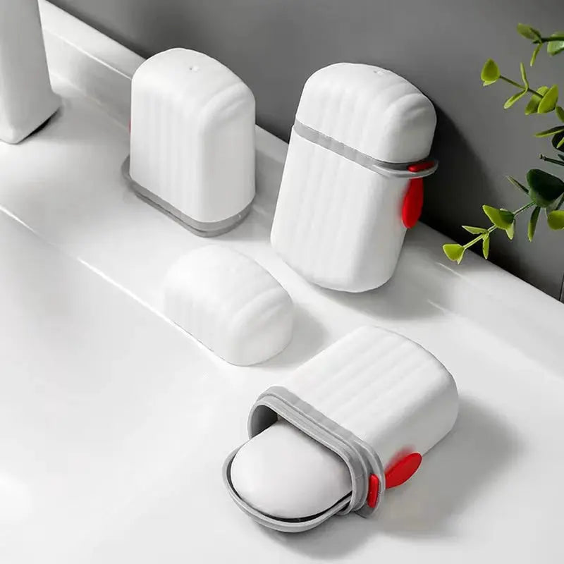 Fashion Portable Sealed Waterproof Soap Box For Travel Hiking And Camping With Draining Design
