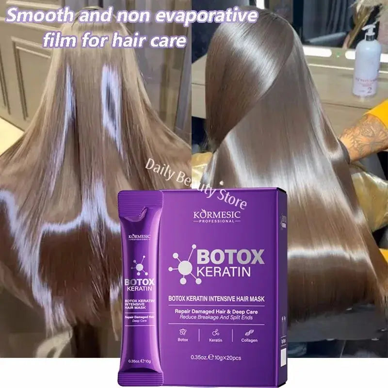 Magical Keratin Hair Mask 5 Seconds Repair Damaged Frizzy Hair Soft Smooth Shiny Nourishing Deep Moisturizing Hair Care
