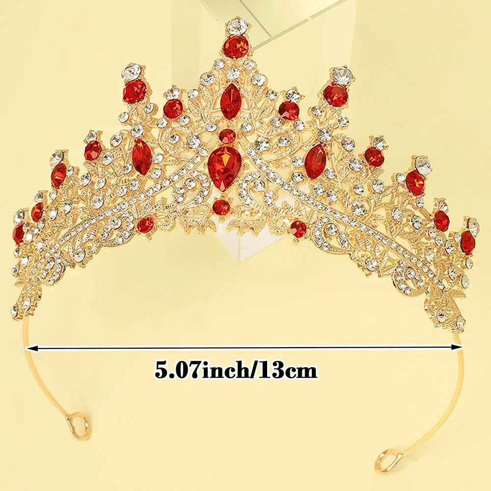 Multicolor Crown Headband For Girls Age 7 To 13 Perfect For Birthday Parties And Wedding Performances