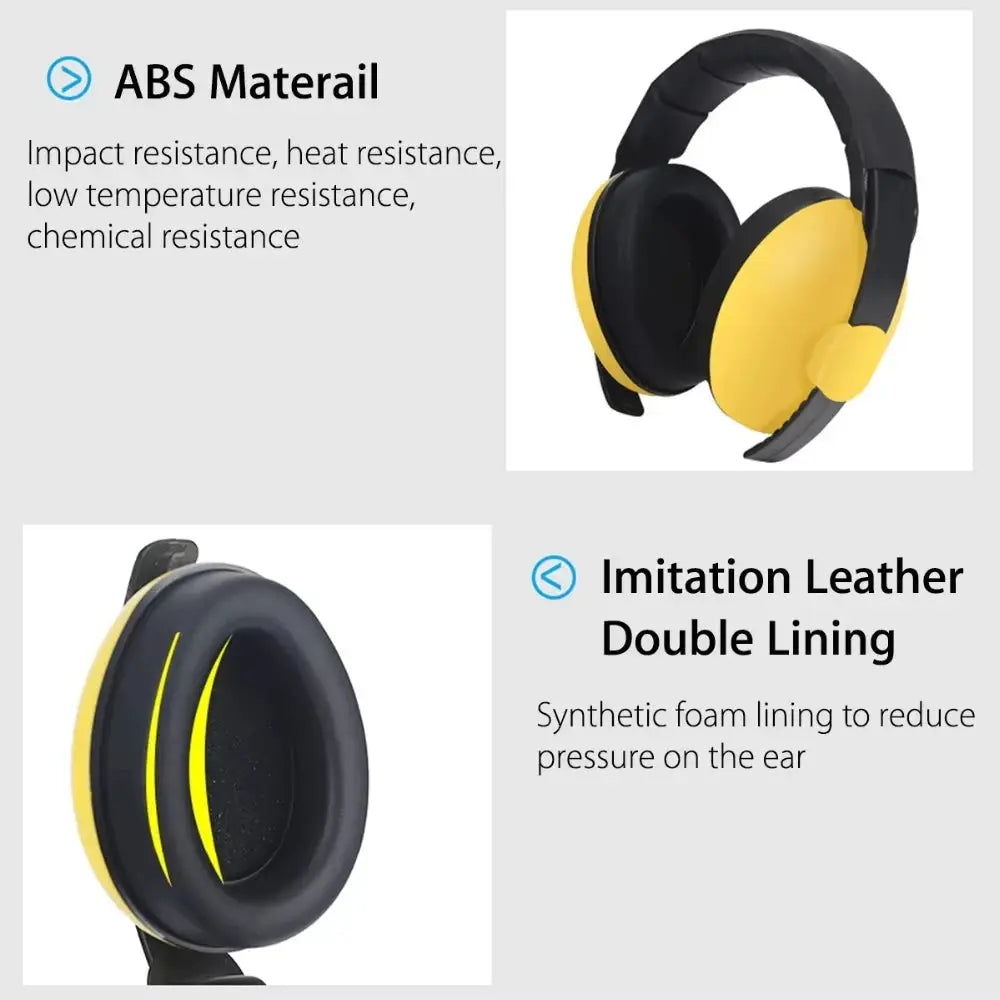 Baby Ear Protection Noise Cancelling Headphones 2 in 1 Convertible Design Earmuffs for Infants Sleep Aid