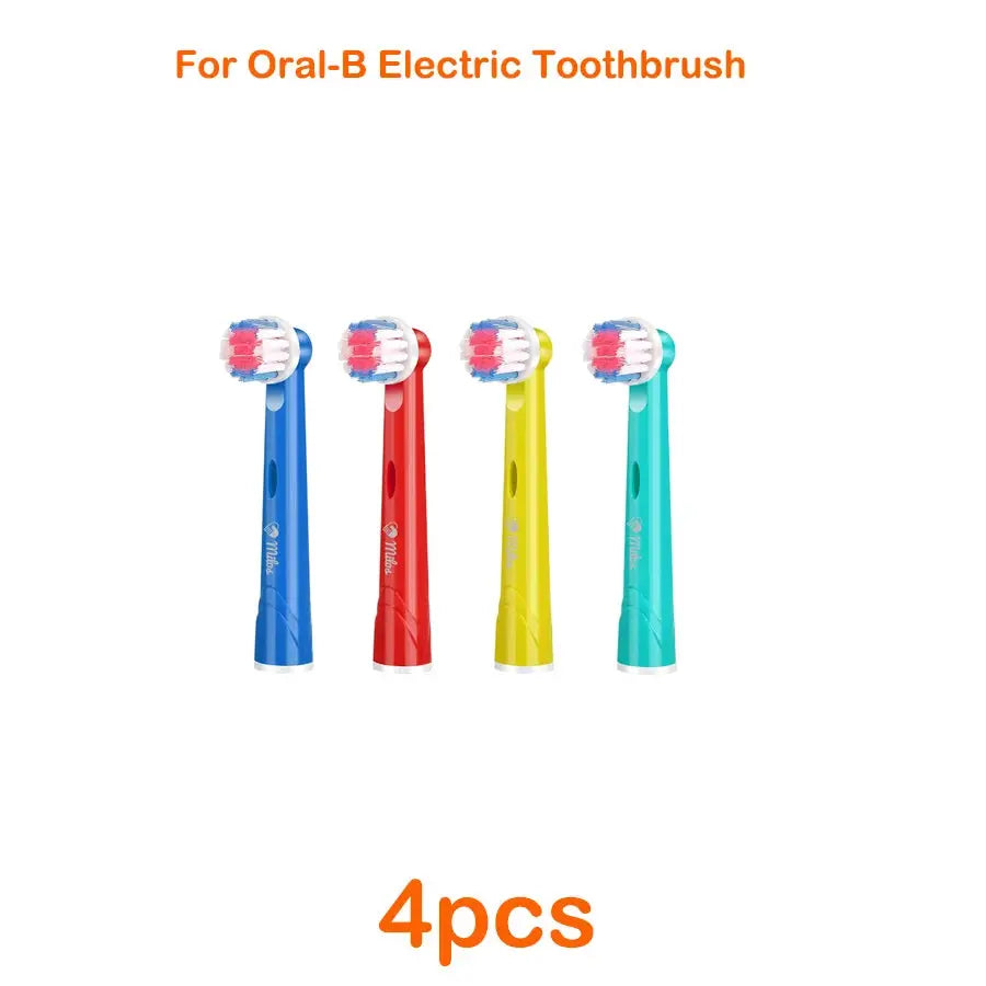 Oral B Braun Replacement Toothbrush Heads Extra Soft Dupont Bristles Rounded End For Gentle Cleaning Whitening