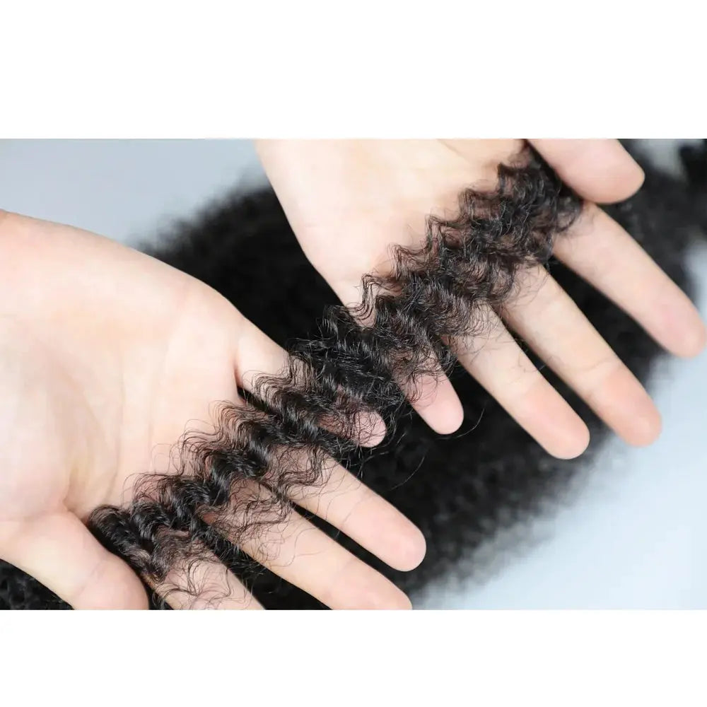 Marley crochet afro twist hair extensions, 22 inches, pre-separated synthetic, 1/2/3 packs