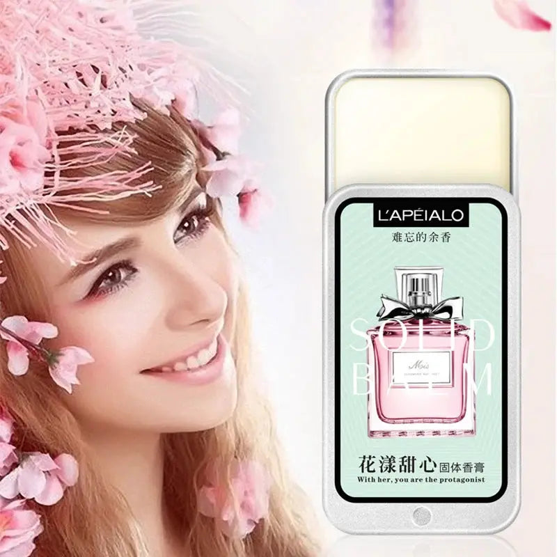 Woman Body Pheromone Perfume Solid Balm Long Lasting Light Fragrance Portable Travel Size