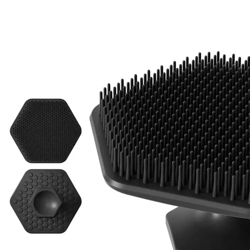 Beechip Alwafore Silicone Facial Cleaning Brush Scrubber Non Electric Daily Deep Clean Massage Face Cleaner