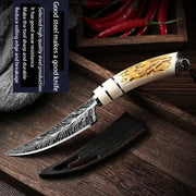 Professional Stainless Steel Kitchen Knife Set Multi Functional Utility Knife For Steak Deboning And Fruit Prep