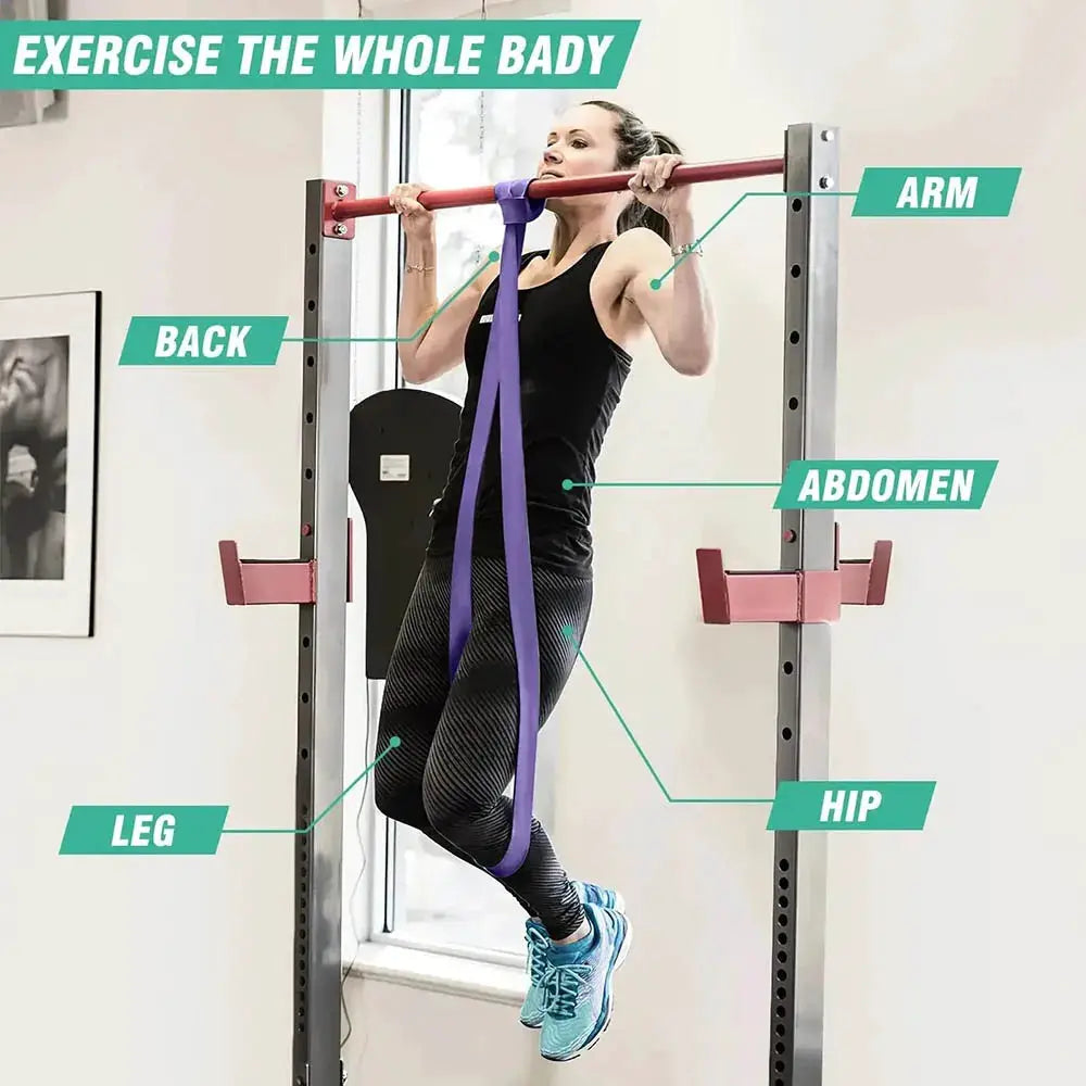 Pull Up Resistance Bands For Home Gym Workouts Portable Exercise Bands For Muscle Training And Strength