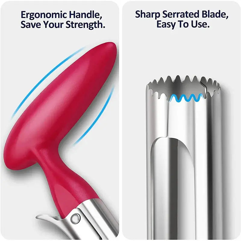 Premium Apple Corer Stainless Steel Core Remover Tool For Apples And Pears Fruit Cutter Slicer Kitchen