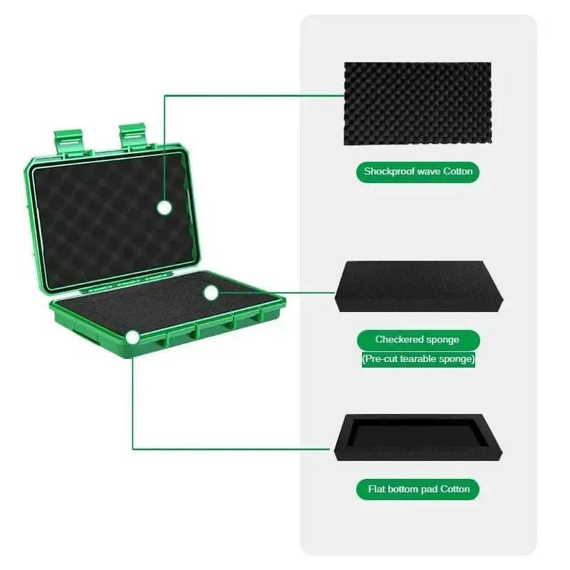 BaoLian Waterproof Sealed Small Precision Instrument Parts Tool Storage Box Portable Protective Case For Moisture