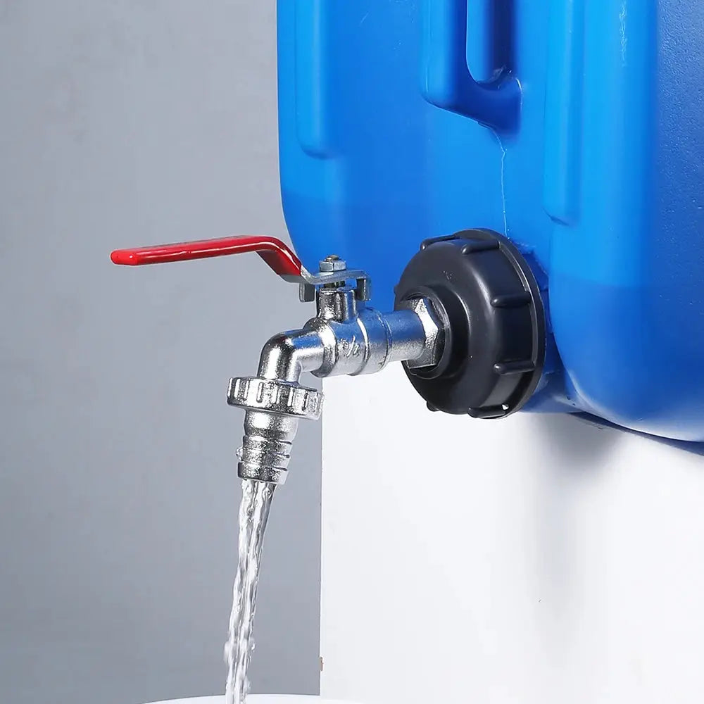 S60x6 Coarse Thread IBC Tank Tap Connector One Half Inch Three Quarter Inch Water Coupling Adapter 1000L Garden Valve
