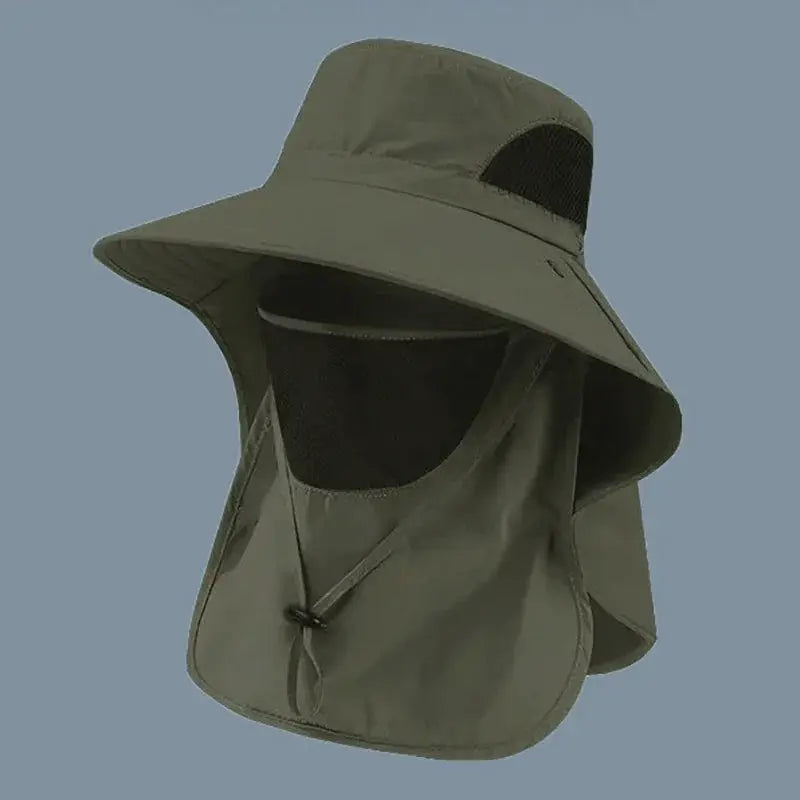 Summer Sun Hat UV Protection Outdoor Hiking Camping Fishing Men Women Visor Bucket Neck Flap Cap