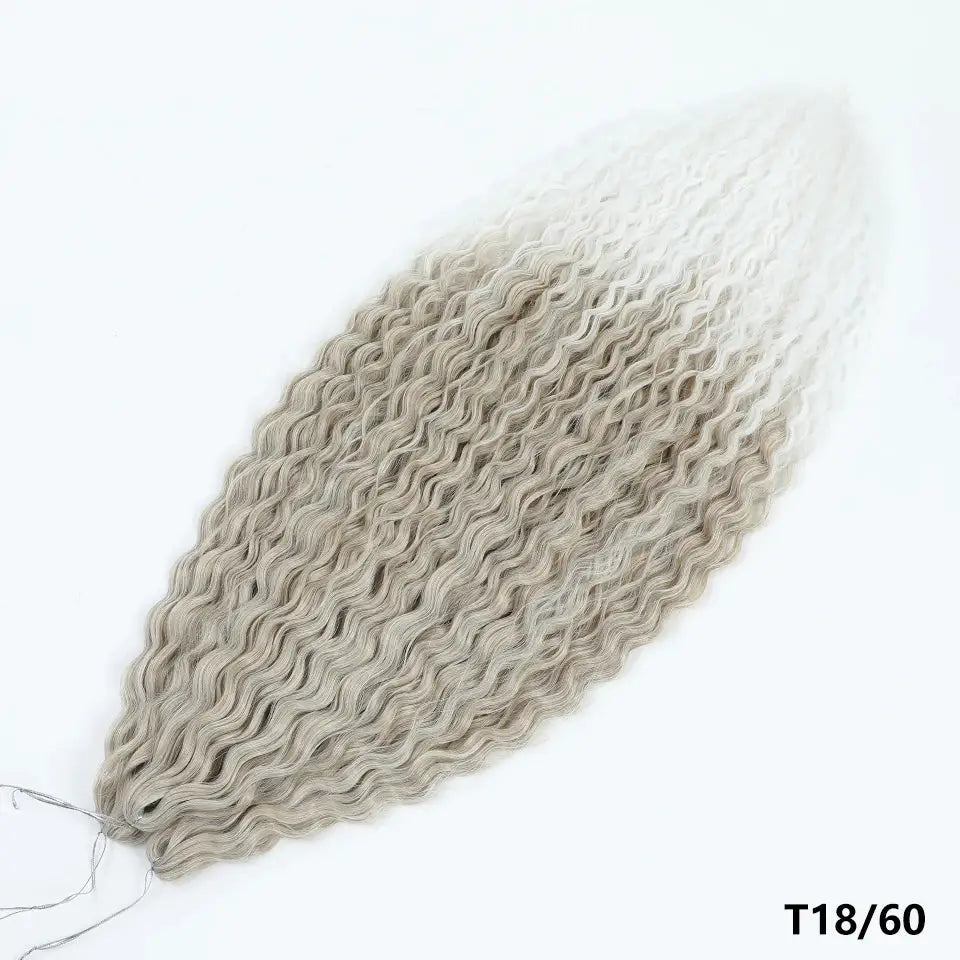 Simples Market Ariel Curls Crochet Hair; water wave, synthetic, ombre blonde-pink T18/60