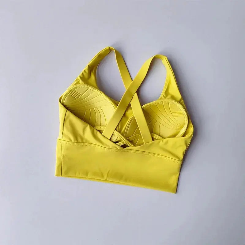 PulseAthletica All In One Sports Bra Collection High Impact Support For Running Yoga And Fitness