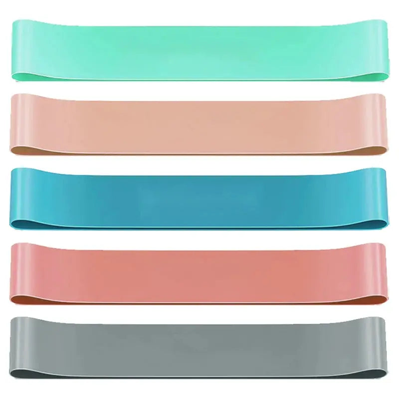 Eco Friendly Natural Latex Elastic Loop Resistance Bands For Yoga, Leg Squats, Dance And General Fitness