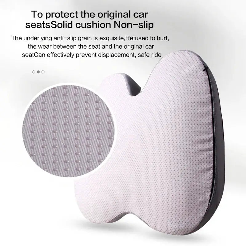 Non Slip Orthopedic Memory Foam Tailbone Cushion For Back Pain Relief Chair And Car Seat