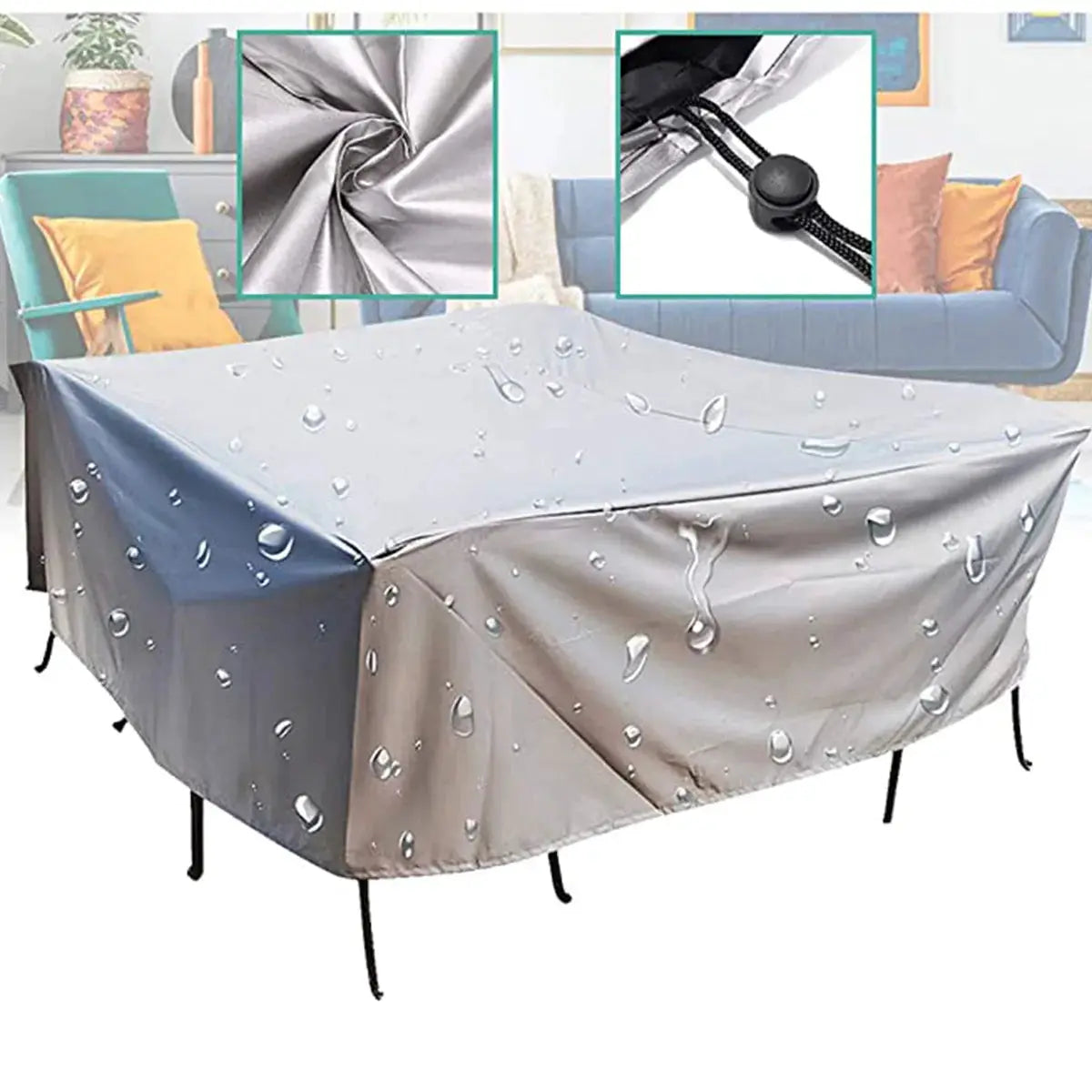 Terrace patio furniture cover, Simples Market, waterproof 210D for outdoor sofa set