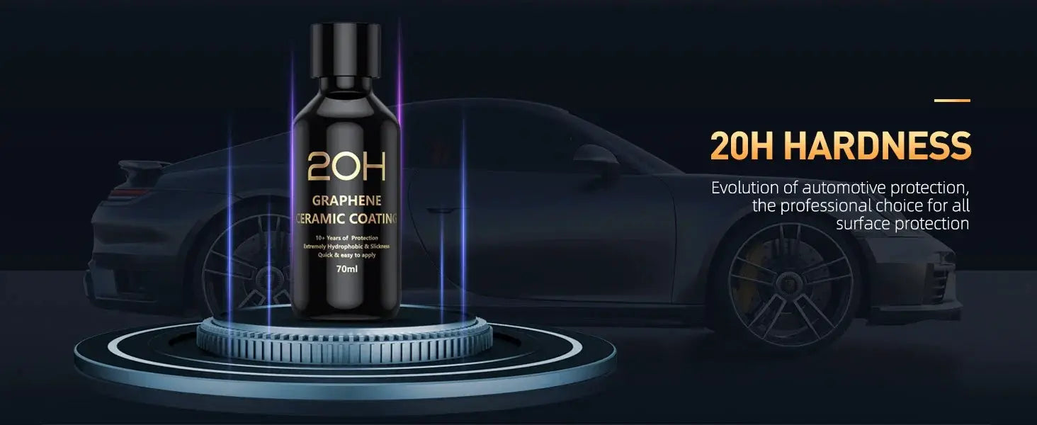 Simples Market 20H Graphene Ceramic Coating bottle, black with gold label, 70ml