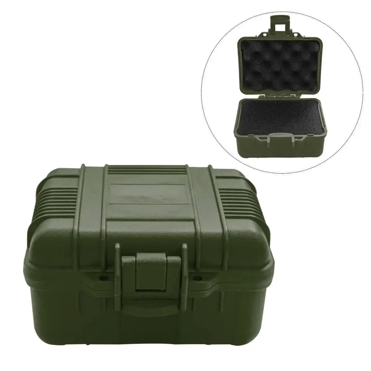GuardPro Outdoor Shield Hard Case With Anti Shock Foam For Fragile Items And Small Electronics