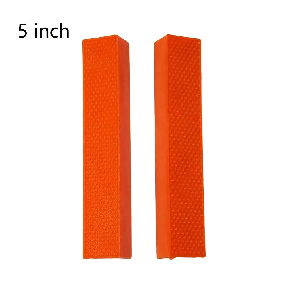 2 Piece Set Magnetic Soft Rubber Jaw Pads For Metal Vise Bench Tools 4 5 6 Inch Protect Delicate Materials