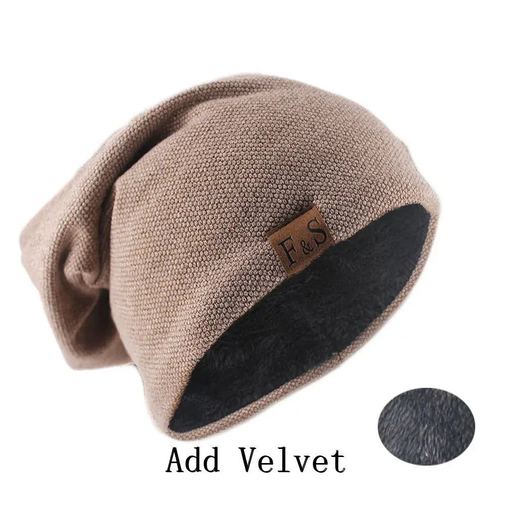 Unisex Fashion Bonnet Hat Knitted Solid Color Beanie For Men And Women Autumn And Spring Soft Hip Hop Turban Style
