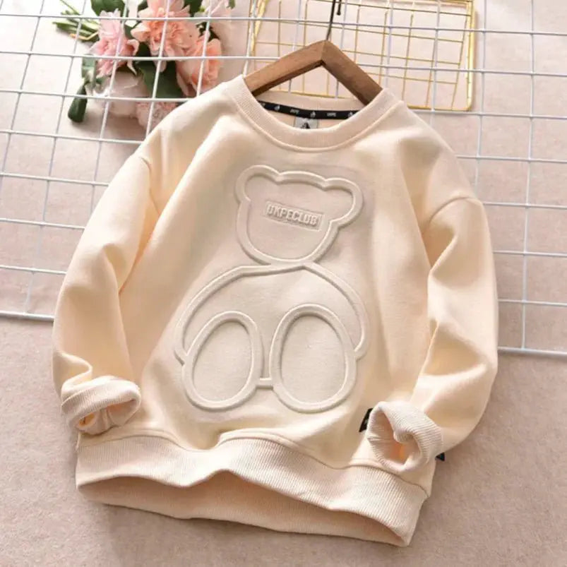 Kids Autumn Cotton Bear Hoodie - Simples Market