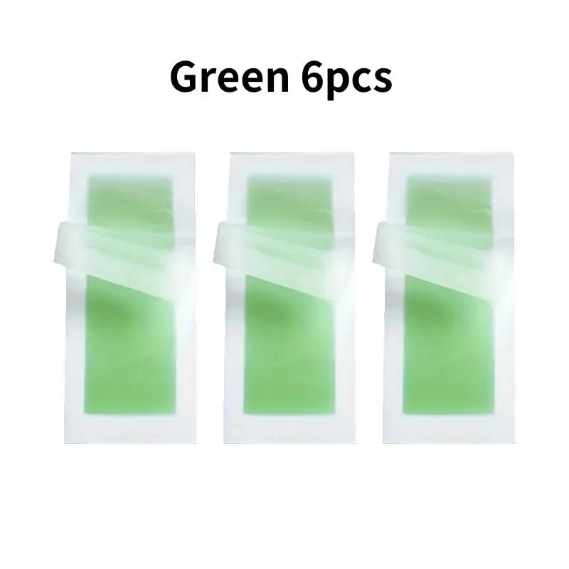 Professional Double Sided Cold Wax Strips For Hair Removal On Legs Body And Face 6 Sticks 10 To 20 Sticks
