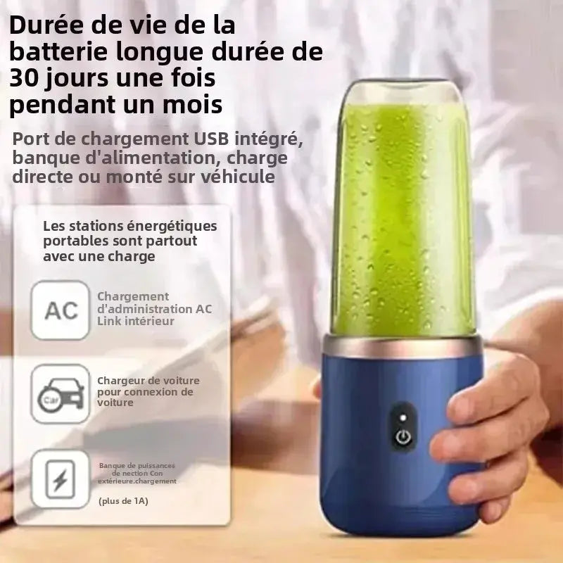 6 Color 400ml Portable USB Blender Travel Juicer Cup For Smoothies