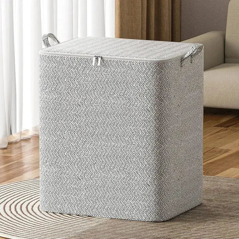 HomeHaven Large Capacity NonWoven Storage Bag For Closet And Wardrobe Durable Organizer For Quilts And Clothes